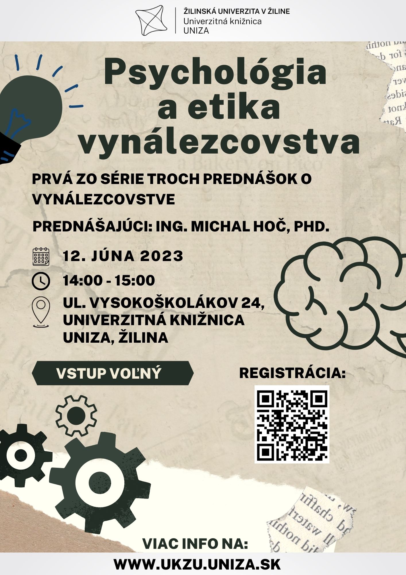06062023 Psychologia a etika vynalezcovstva poster